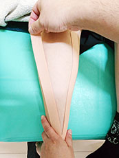 姫路市延末 すずらん接骨院 キネシオテープ